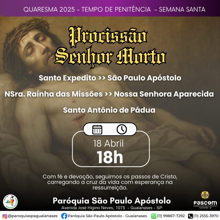 Procissão do senhor morto